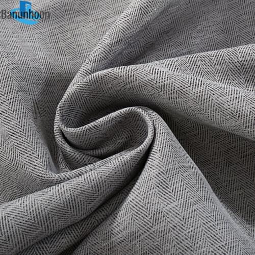 2019 Promotion Real Cortinas Dormitorio Solid Color Curtains For Bedroom Faux For Living Room Treatments Roman Blinds Fabric