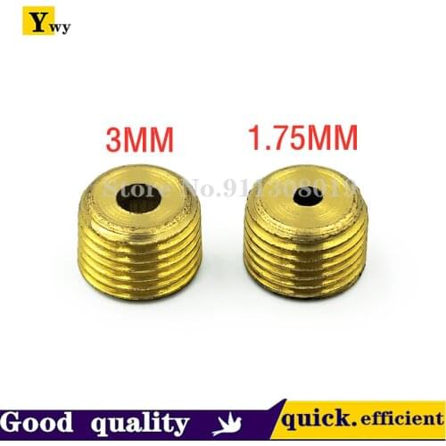 3D Printer Nozzle Accessories Extrusion Head Accessories PEEK Type Screw Top Wire Accessories Extrusion Head Parts