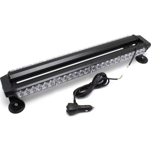 Car Truck Emergency Fireman Police Traffic Advisor Double Side Warning Strobe Light 12v LED Bar