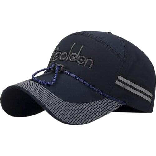 Top Selling Reflective Letter Printed Running Cap Dry Hat For Men Sports Baseball Caps Adjustable Sun Hat бейсболка для мужчин