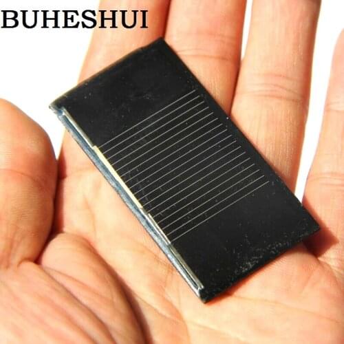 BUHESHUI Mini 0.15W 0.5V Solar Panel Solar Cell DIY Solar Toy Panel Solar Moudle Eduction Kits 60*30MM 5pcs/lot Free Shipping
