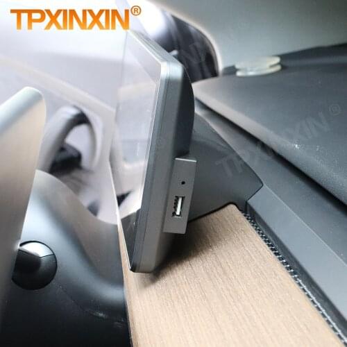 Digital Dashboard Panel Virtual Instrument Cluster For Telsa Model 3 Universal Support GPS Navi Touch Screen Center Speedometer