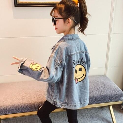 Girls Babys Kids Coat Jacket Outwear Cool Jean Winter Autumn Thicken Warm Overcoat Top Outdoor Sport Birthday Gift Childrens C