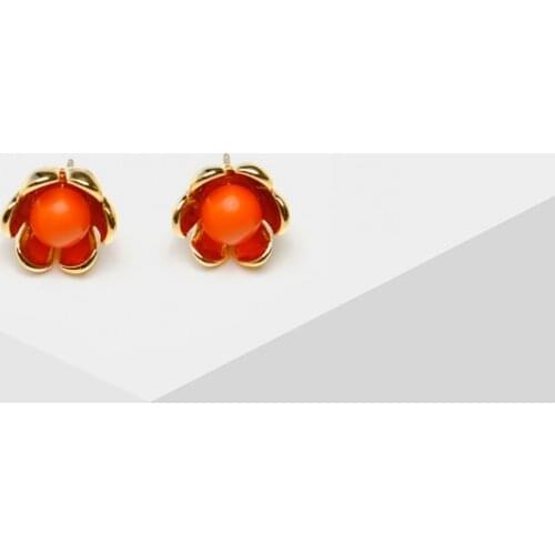 Amorita boutqiue design ExquisiteAn flower earrings