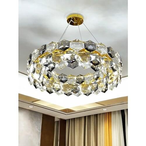 Postmodern Crystal Chandelier Living Room Lamp Simple Dining Room Bedroom Nordic Creative Chandelier