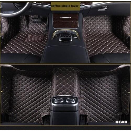 Custom car floor mat for PEUGEOT 3008 206 307 207 208 RCZ 308CC 308SW 607 4008 301 408 308 308S 508 2008 5008 auto products