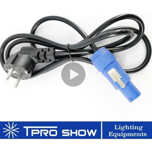 Moving Head Power Cable Plug To Powercon Cable Connector US EU UK AU Plug for Stage Light Machine DJ Equipment Powercon Eu Plug