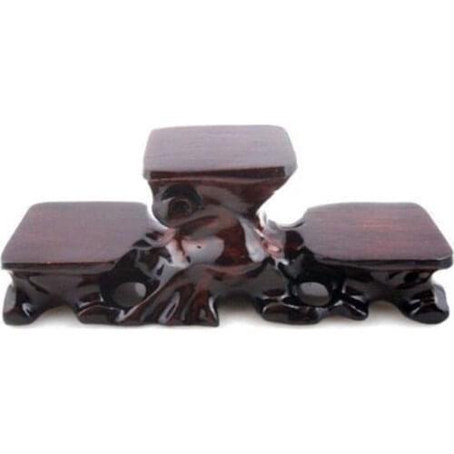 Chinese Wood Carved Collection Wood Shelf For Vase,Snuff Bottle Shelf Exquisite Wooden Frame