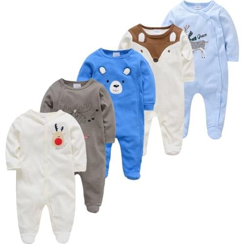 Kavkas Baby Girl Rompers Full Sleeve Autumn Winter 3m 6m 9m 12m Newborn Baby Boy Girl Jumpsuits roupa bebes реборн девочка