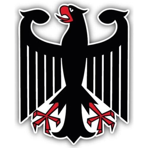 Creative Bundesadler Germany Coat of Arms Decal Car Sticker Anti-UV Waterproof Car Window Body Decorative Stickers Accessories