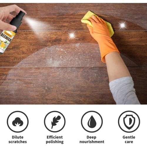 Multipurpose Beeswax Furniture Polish Wood Wax Spray for Wood Cleaner Furniture Care Oil Wax Wood Seasoning Beewax Spray