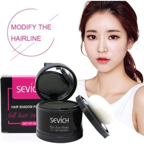 New 4 Color Hair Fluffy Powder Instantly Black Root Cover Up Natural Instant Hair Line Shadow Powder Hair Concealer Coverag