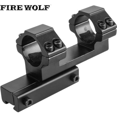 FIRE WOLF Extended DIY 25.4mm Ring 11mm Dovetail Rail Z Type Scope Mount Fit For Rifle Scope Hunting Free Shipping