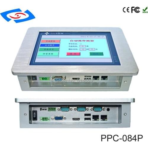 8.4" Fanless Embedded Touch Screen Panel PC With Intel Atom N2800 Dual Core 1.86GHZ SSD Optional 64G/128G/256G Tablet pc