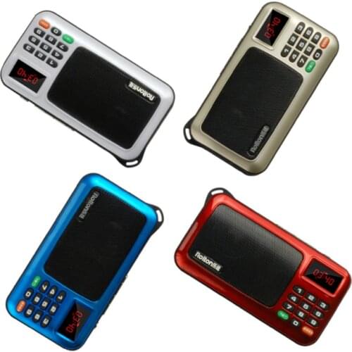 2019 Portable W405 Mini FM Radio Speaker Music Player TF Card USB For PC iPod Phone with LED Display