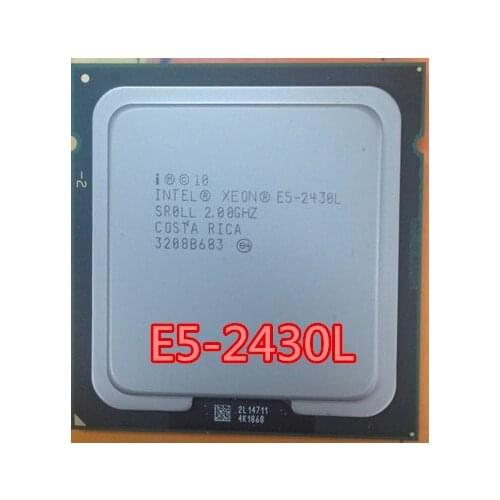Intel Xeon E5-2430L E5 2430L 2.0GHz Six-Core Twelve-Thread CPU 15M 60W LGA 1356 Processor E5-2430L