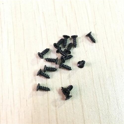 Black Carbon Steel Self-tapping Screws,Flat Head Screws,Cross Screw,Matching Nails,M2*6/M2*8/M2*10/M2.5*12/M3*14,1000Pcs