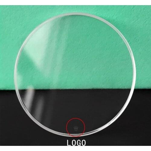[Sapphire Crystal + Gasket] Support custom flat 30.4 32.2 mm for Rolex116000 116509 With logo replacement watch glass parts