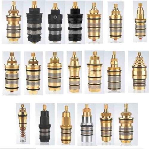 Faucet shower thermostatic valve core, faucet universal temperature control mixing valve