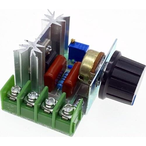 AC 220V 2000W SCR Voltage Regulator Dimming Dimmers Motor Speed Controller Thermostat Electronic Voltage Regulator Module