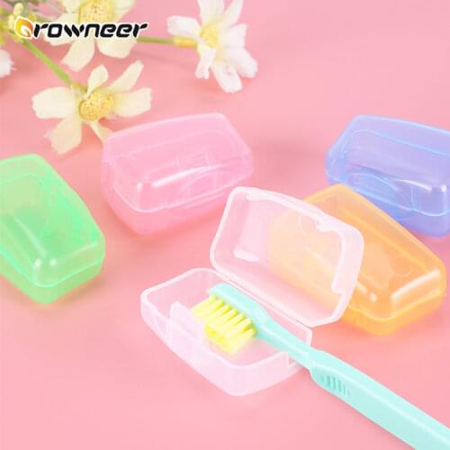 5 Pcs Toothbrush Protective Sleeve Food Grade PP Portable Toothbrush Cover Light Practical Travel Hiking CampingToothbrush Cap
