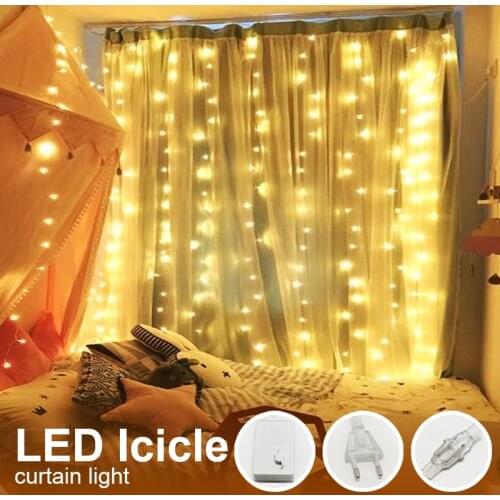 ZHUIYAN LED Garlands Icicles