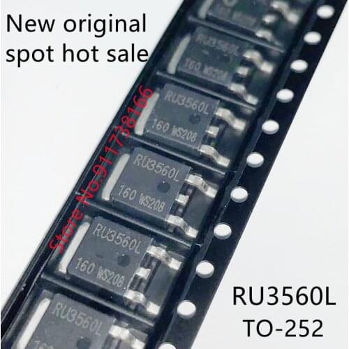 10PCS/LOT New original RU3560L N channel field effect tube 50 a 40 v patch MOSFET TO - 252