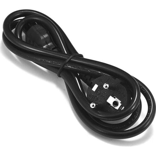 150pcs EU Power Computer Cord 0.2m 0.8m 1m 2m 5m Euro IEC C5 Power Cable For HP Notebook Asus Dell Laptop Computer Monitor LG TV