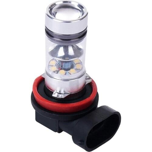 2PCS H11 100W 20 LED Car Truck Fog Driving Light Daytime Running Lamps White