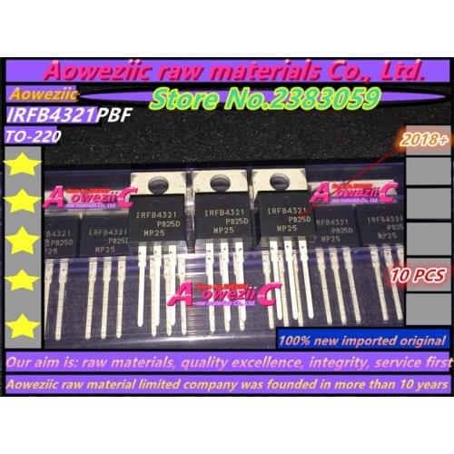 Aoweziic 2018+ 100% new imported original IRFB4321 IRFB4321PBF TO-220 Field effect MOS tube 83A 150V