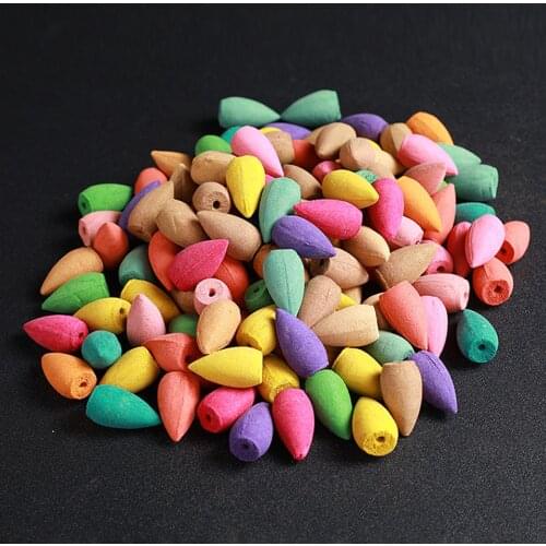 Backflow Incense Cones Mixed Natural Scents Cones Various Fragrances For Home Yoga Backflow Incense Burner Accessories Gift