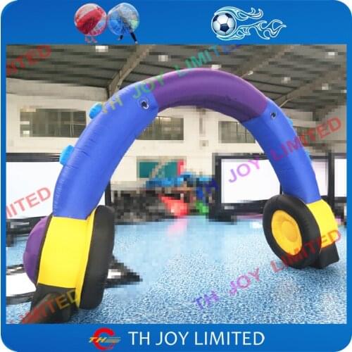 Free door to door shipping inflatable arch / cheaparchway/ new design inflatable arch/ inflatable arch for headphone advertising