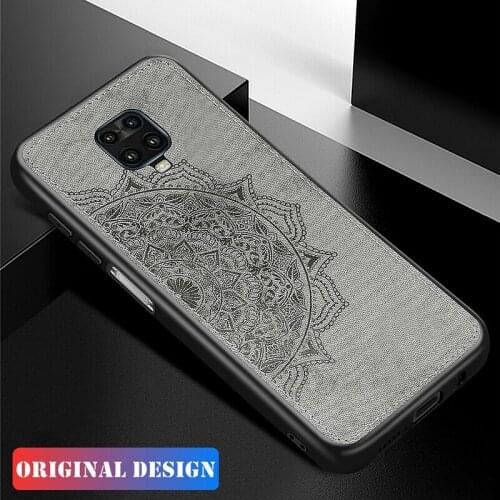 Fabric Cloth Silicone Case For Redmi Note 9 10 8 Pro 8T 10T 7 10S 9S 6 6A 9A 9AT 9C NFC Magnet 3D Pattern Back Cover Case Funda