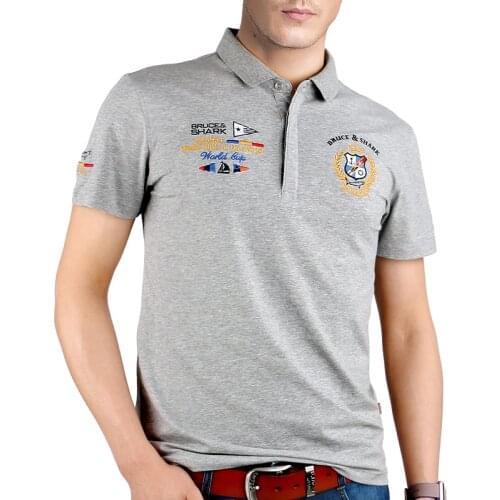 2020 NEW Men T-Shirt Stretching Cotton Casual Fashion Business style Nice Embroidery plus size 4XL Male Tops TEES best quality