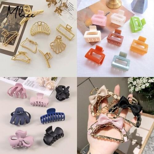 Metal Hair Grip Shark Hairpin Large Clip Elegant Temperament Hairpin 2021 New Korean Style Headdress At The Back Of The Head