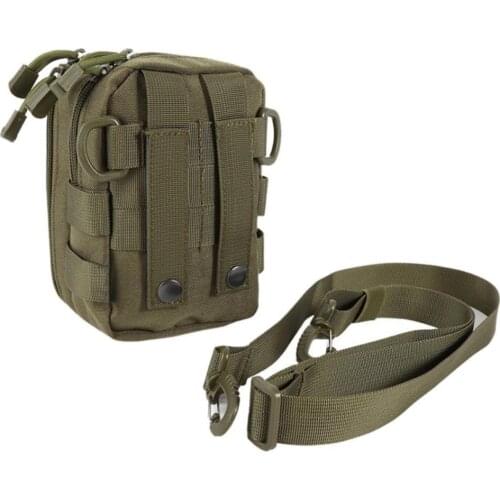 Outdoor tactical tough guy professional camping tooling multifunctional military hunting messenger bag mens wrist bag