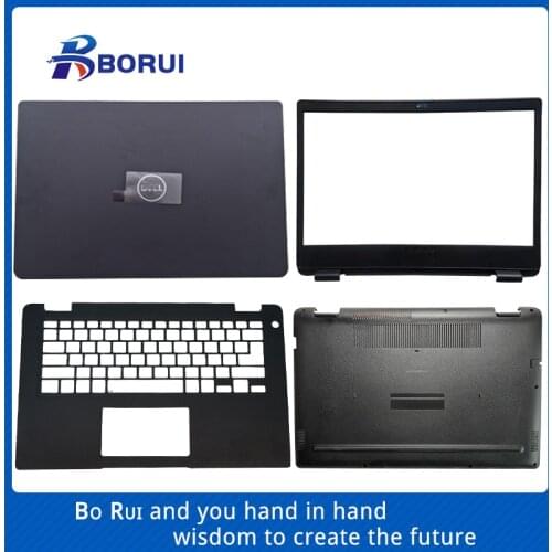 Laptop LCD Back Cover/Front Bezel/Palmrest/Bottom Case for DELL Latitude 3400 E3400 C/N 0H02YK 0F66TD 0NFPP9 0HN80K 059CFX Black
