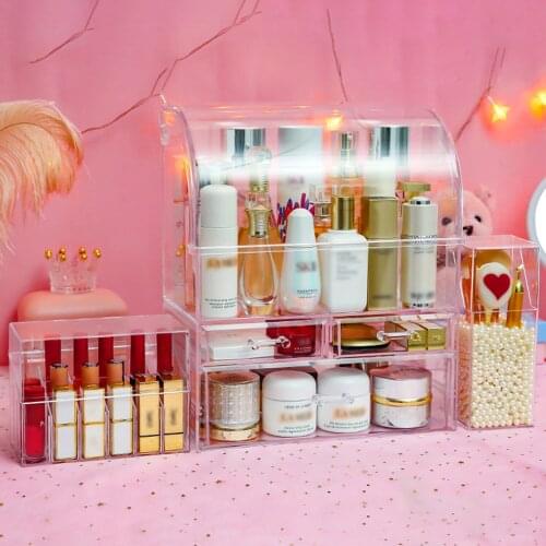 Makeup Organizer Skin Care Jewelry Storage Drawer Fashion New Makeup Organizer Large Capacity Waterproof and Dustproof