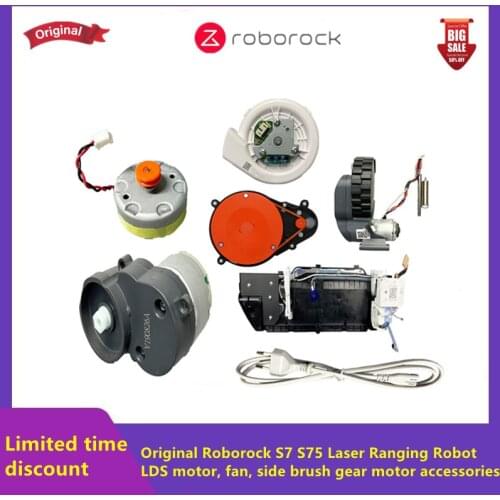 Original Roborock S7 S75 Model Laser Ranging LDS Motor Accessories Fan Accessories Side Brush Gear Motor Accessories