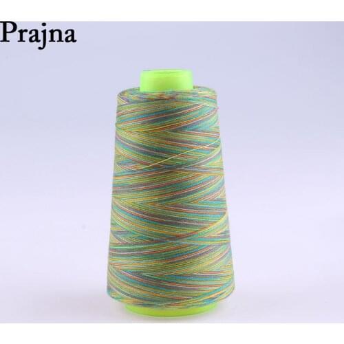 Prajna Multicolor Sewing Thread 3000Y Patchwork Quilting Embroidery Sewing Thread Fiber DIY Home Sewing Accessories