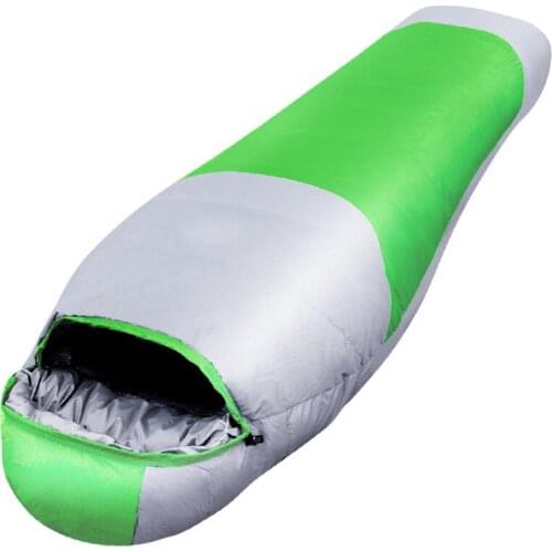 Sleeping bag down sleeping bag outdoor autumn and winter ultra light warm white duck down warm sleeping bag