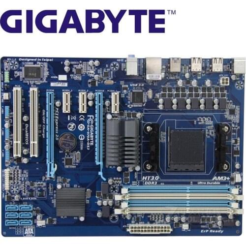 Socket AM3+ For AMD 970 GIGABYTE GA-970A-DS3 100% Original Motherboard DDR3 DIMM USB3.0 32G Gigabyte 970A-DS3 Desktop SATA III