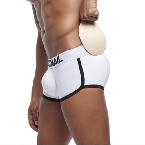 Male Shaper Padded Underwear Spandex Pads Control Panties Men Slim Fit Booty Enhancer Butt Lifter Tummy Control Underwear Boxers