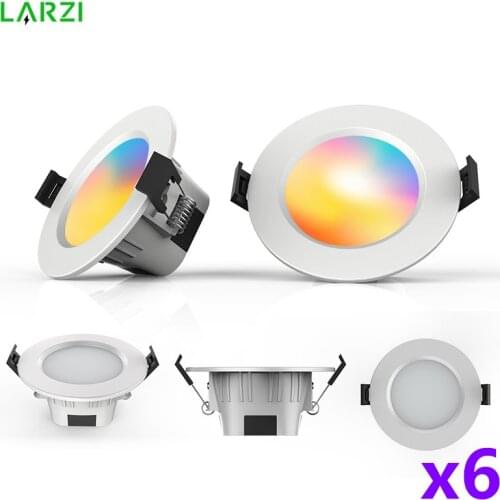 Bluetooth Smart LED Downlight Dimming Round Spot Light 5W 9W RGB Color Changing Warm Cold light Work with Alexa Google Home