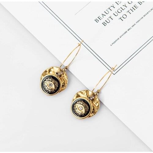 Женские золотые серьги VOERYNT China At AliExpress