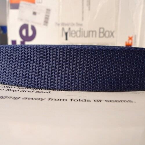 1" 25mm #3 Navy Blue Color Nylon Polypropylene Bag Straps Webbing 100 Yards