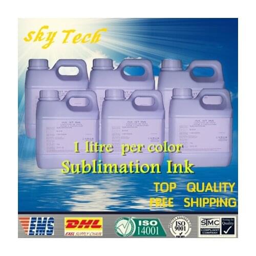 1L*6 Quality Sublimation ink suit for Epson 6 color printer ,UV resistant Sublimat for T-shirt ,phone shell, Mugs ,ceramic tiles