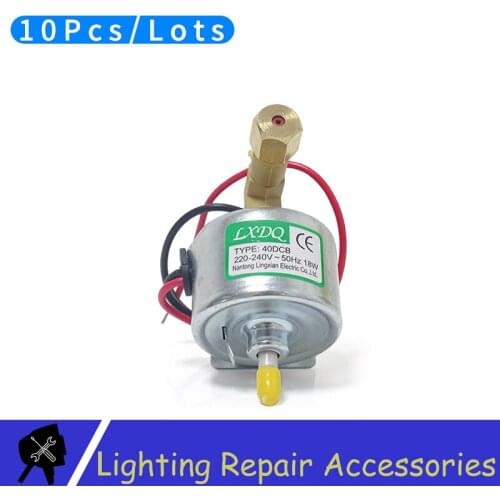 10Pcs/lots 40DCB 18W Oil Pump Smoke Machine Accessories Sucker Rod Pumping Electromagnetic Pump For 400w 600w 900w Fog Machine