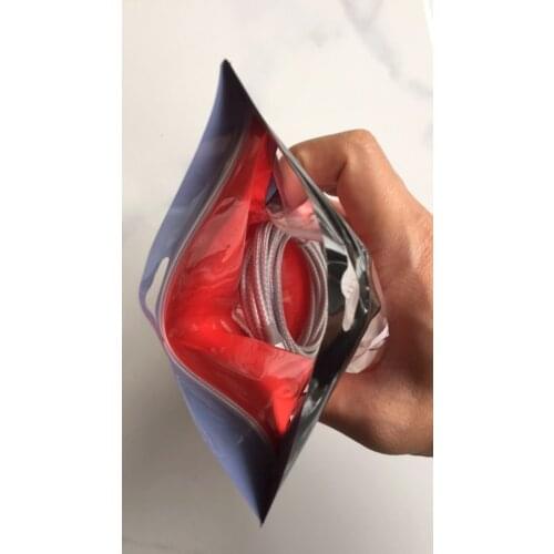 100pcs Large Size Plastic Zipper Clear Retail Packaging bags for iphone 12 3M USB cable Accessorys best PE Big size Package bag