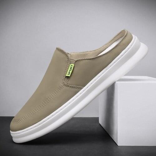 2021 Canvas Shoes Men Summer Classic Loafers Men Casual Breathable Walking Flat Male Footwear Zapatos Comfort Vulcanize Sneakers